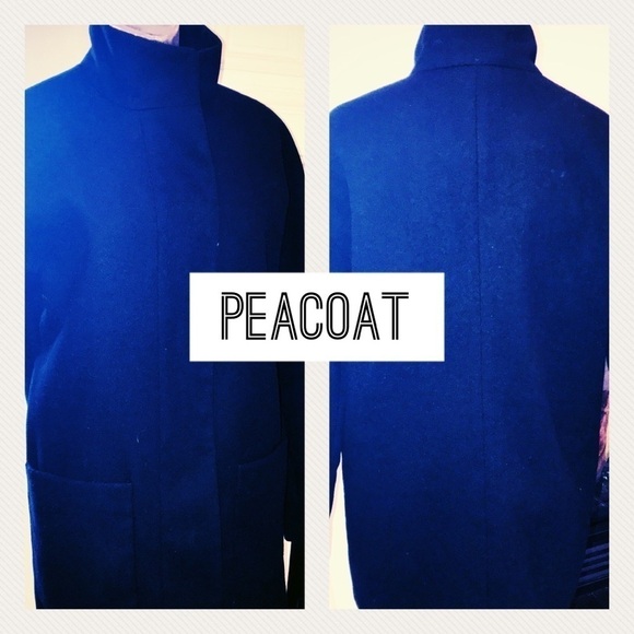 Black Peacoat Jacket - Picture 1 of 3